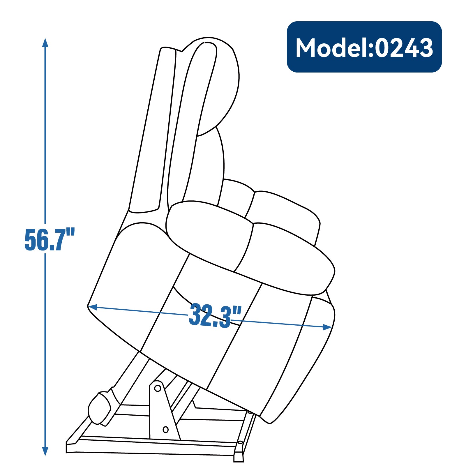 Dual-Motor Power Lift Recliner with Heat & Massage, 350 lb Capacity detail image 83