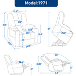 Large Power Lift Heat & Massage Recliner detail image 6
