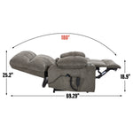 Chenille Dual-Motor Power Lift Recliner, 350 lb Capacity detail image 50
