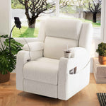 Electric Power Recliner Chair with Heat and Massage, 270° Swivel detail image 3