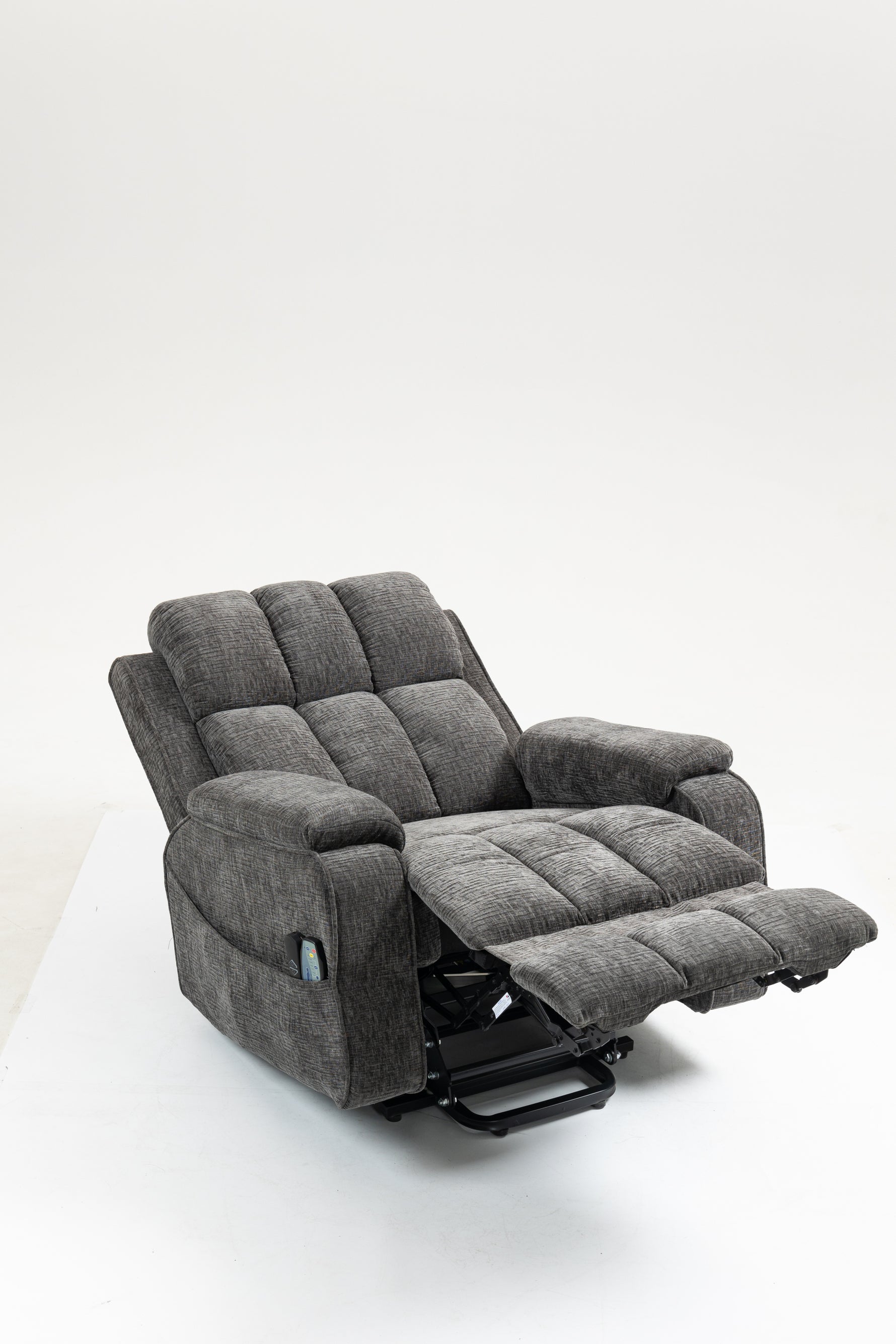 Oversized Lay Flat Recliner with Heat and Massage, Extended Footrest, Cup Holderr detail image 29