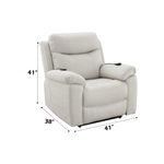 Chriki Power Recliner with Lift and Heating and Massage detail image 30