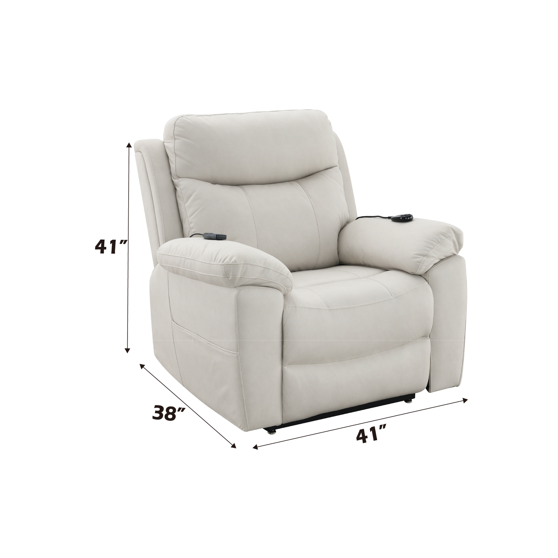 Chriki Power Recliner with Lift and Heating and Massage detail image 30