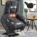 Large Power Lift Heat & Massage Recliner detail image 18