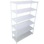 6-Tier NSF Wire Shelving Unit, 6000 lb Capacity for workshop, garage, storage, or utility use