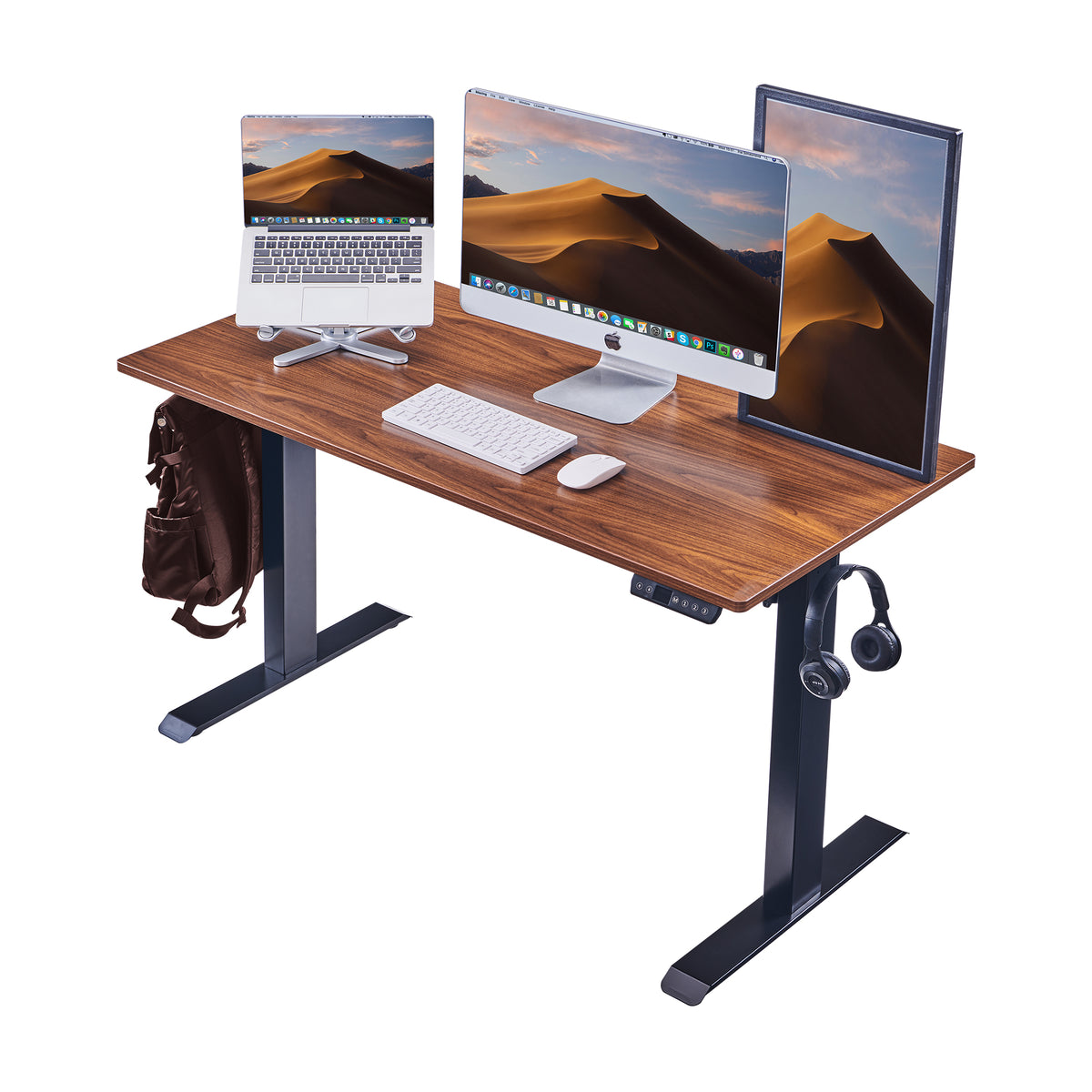 48" x 24" Electric Standing Desk workspace desk setup