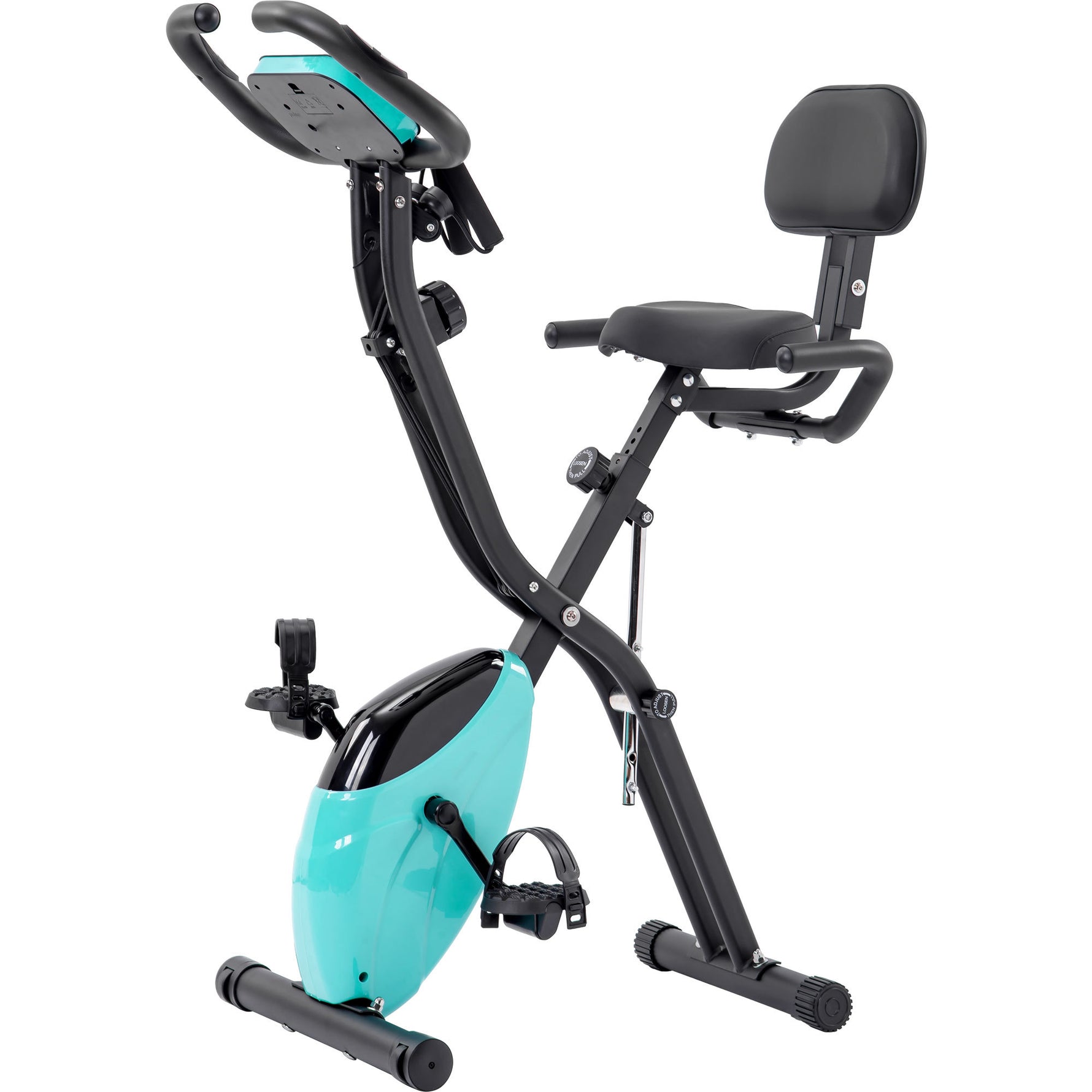 Folding Stationary Bike with 16-Level Magnetic Resistance, 300 lb Capacity detail image 38