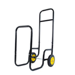 Rolling Steel Firewood Log Cart & Storage Rack for workshop, garage, storage, or utility use