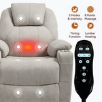Dual-Motor Leather-Air Power Lift Recliner detail image 41