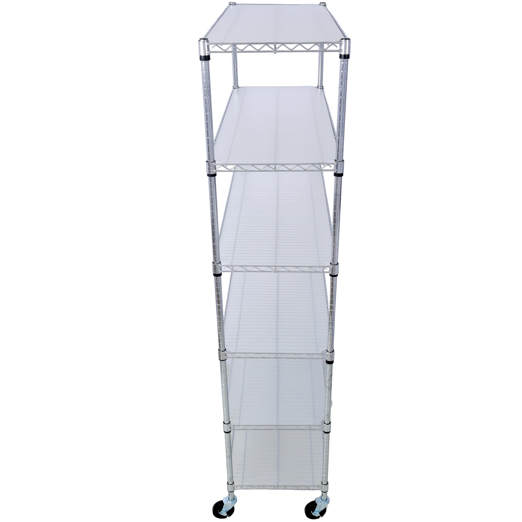 6-Tier NSF Wire Shelving Unit, 6000 lb Capacity for workshop, garage, storage, or utility use
