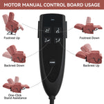 Dual-Motor Heat & Massage Power Lift Recliner, 350 lb Capacity detail image 91