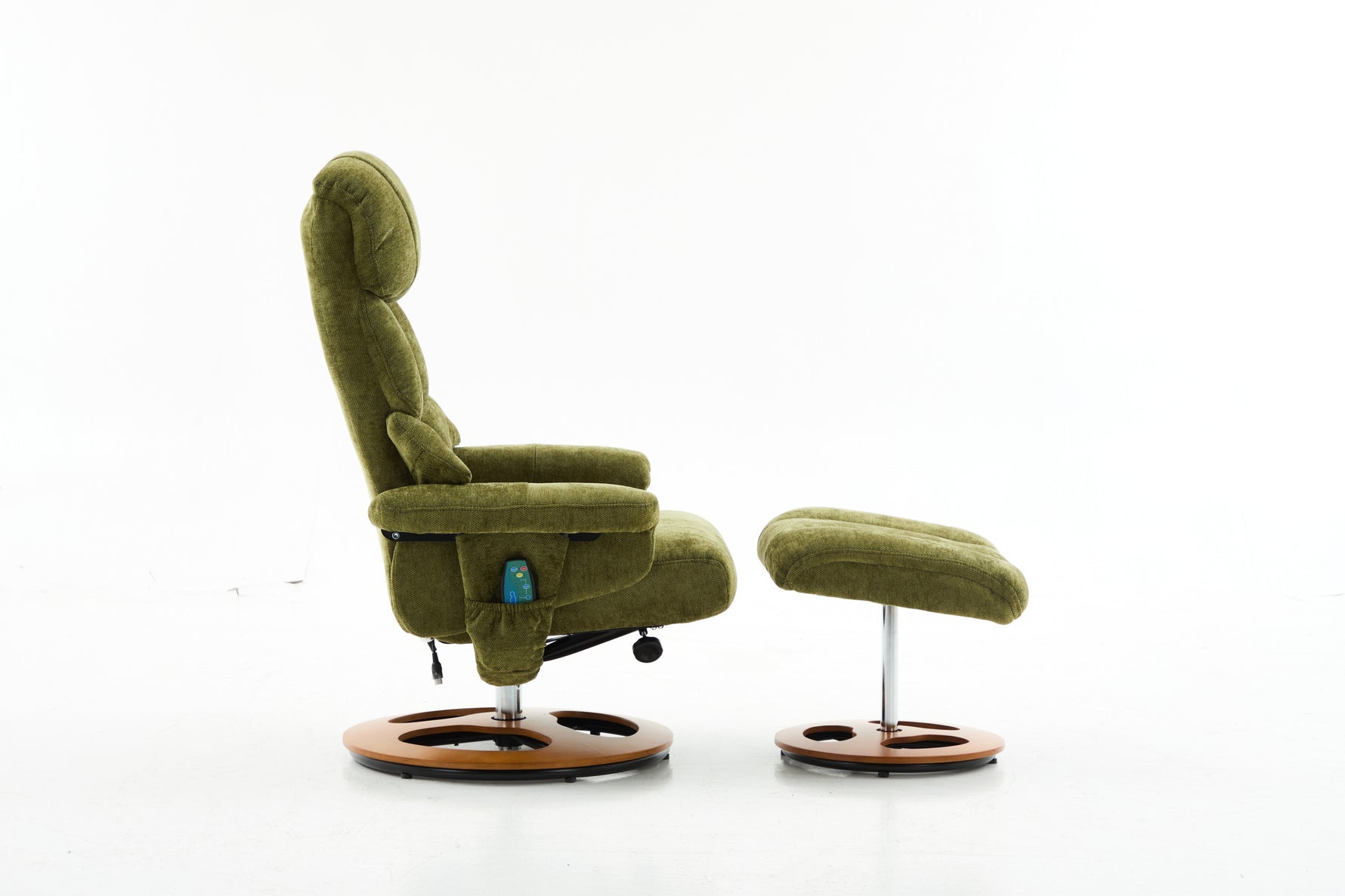 Ergonomic Recliner Chair with Ottoman - 360° Swivel Massage Lounge detail image 44