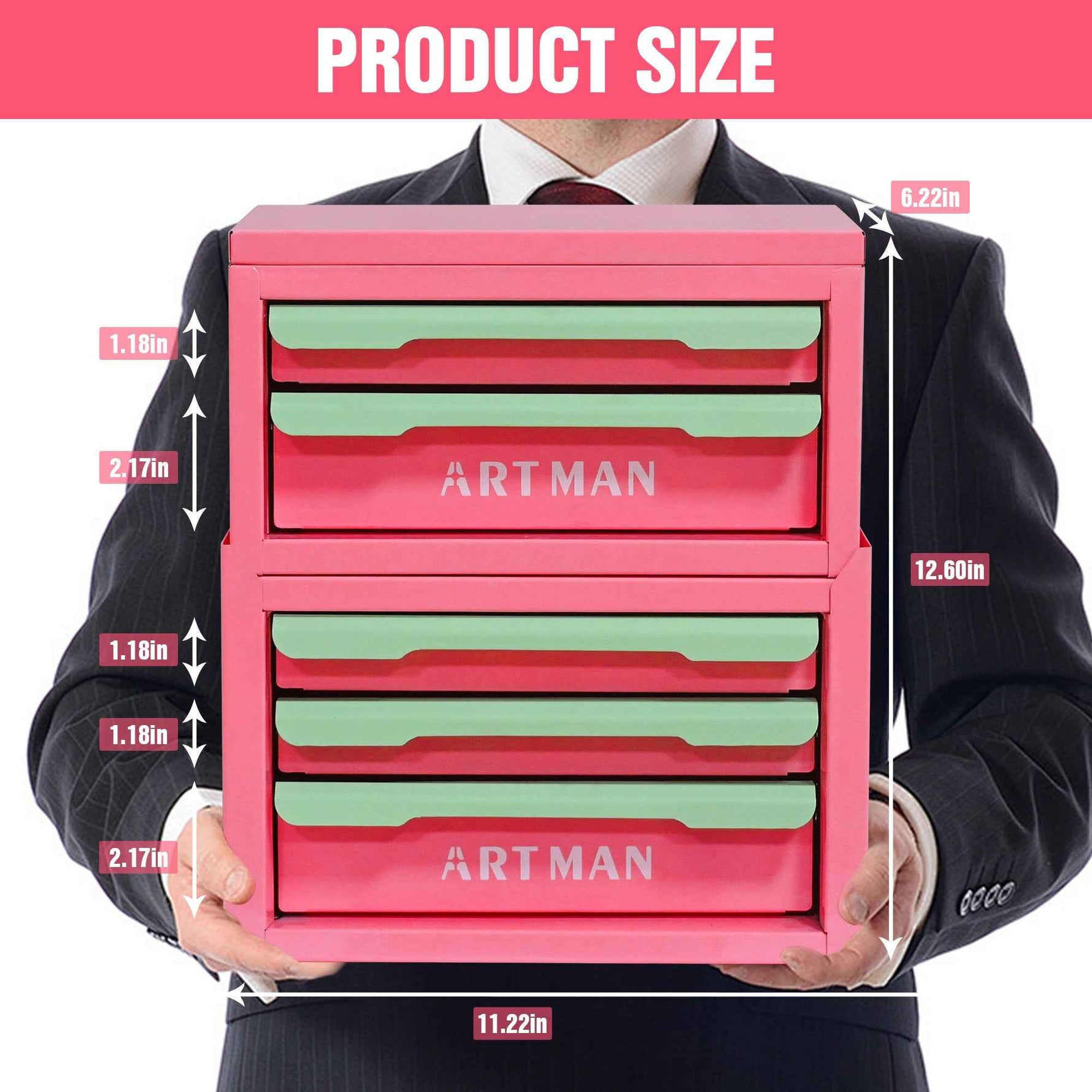 Drawer-Style Desktop Storage Organizer desktop storage organizer