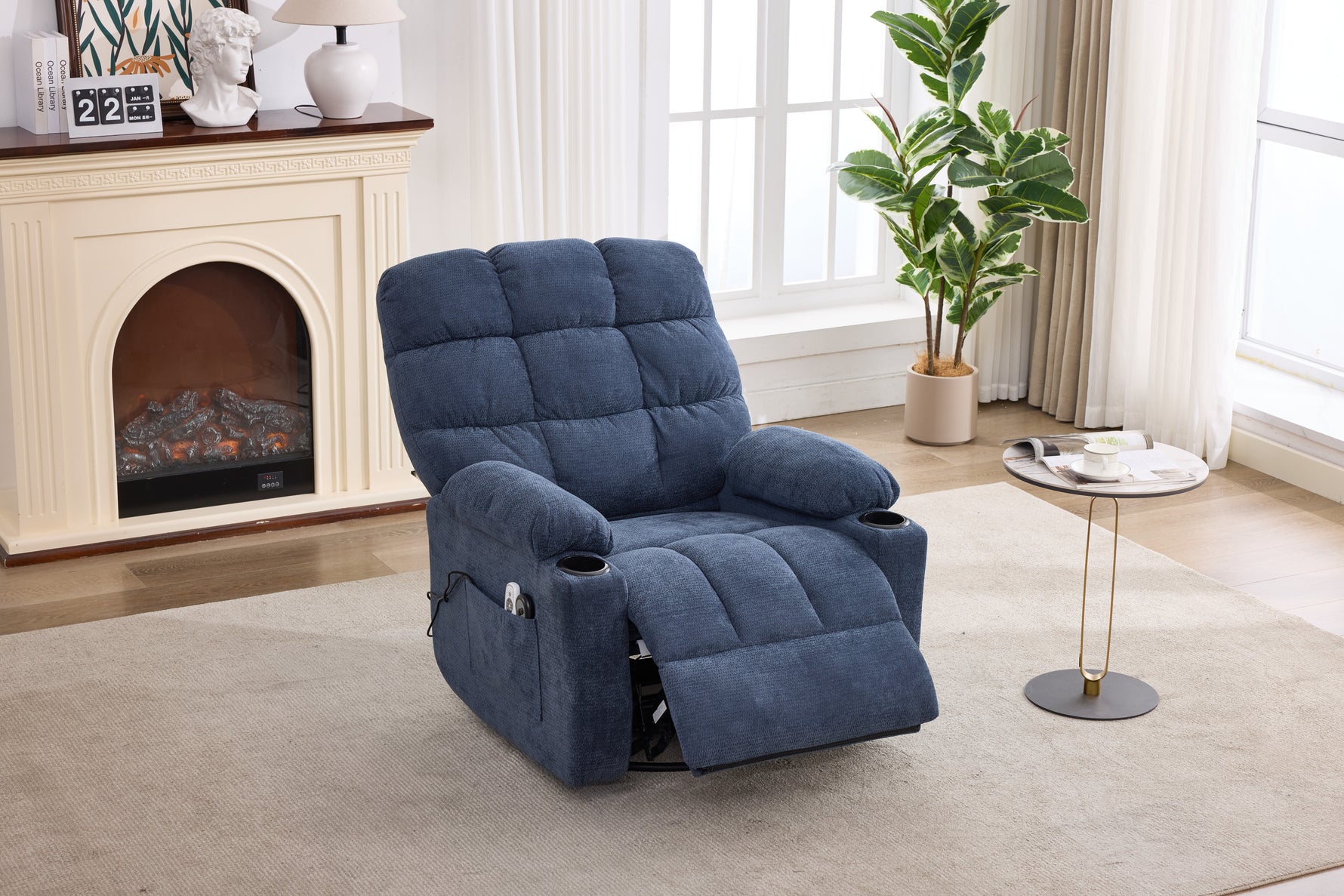 Fabric Heat & Massage Recliner detail image 32