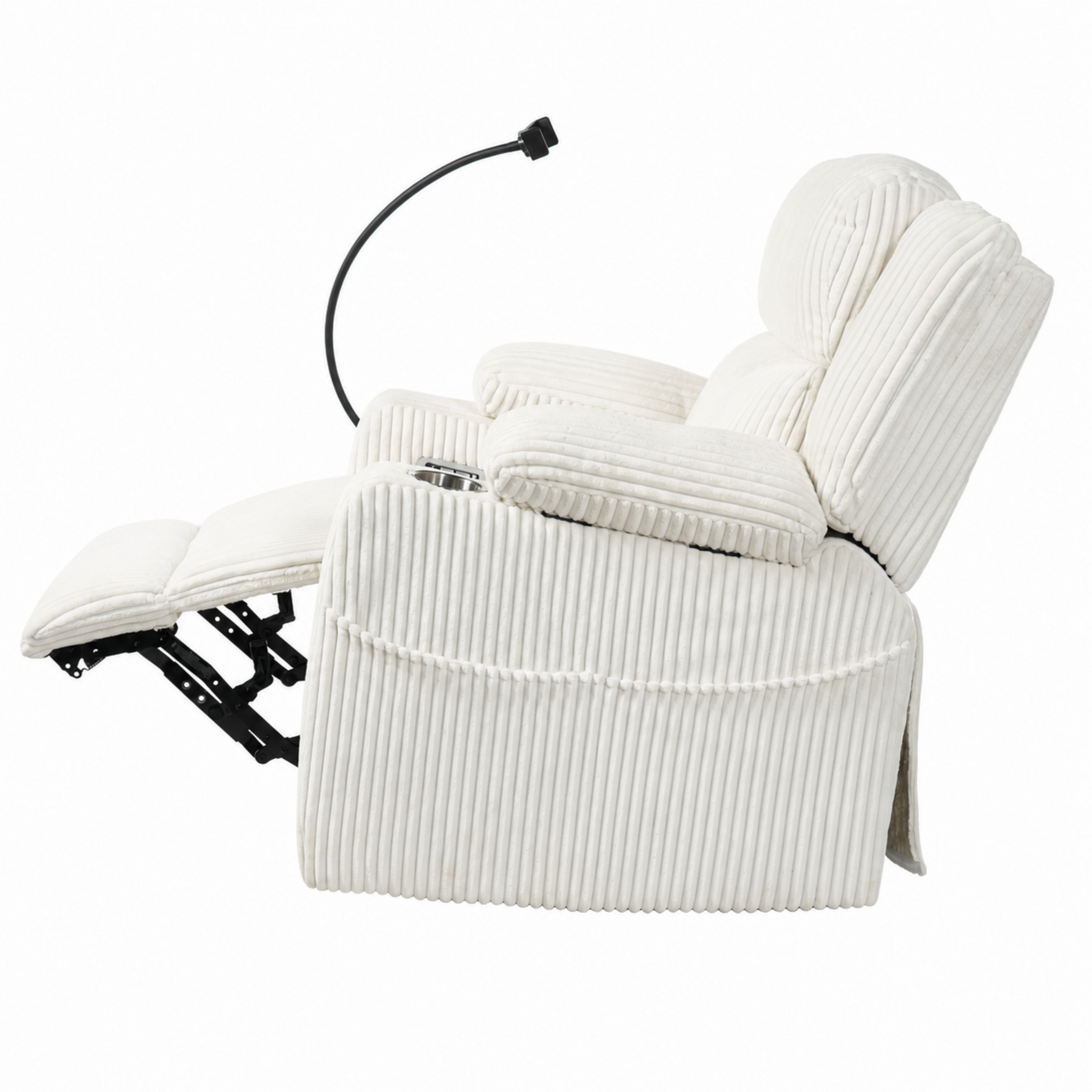 Electric Power Recliner Chair with Heat and Massage, 270° Swivel detail image 17