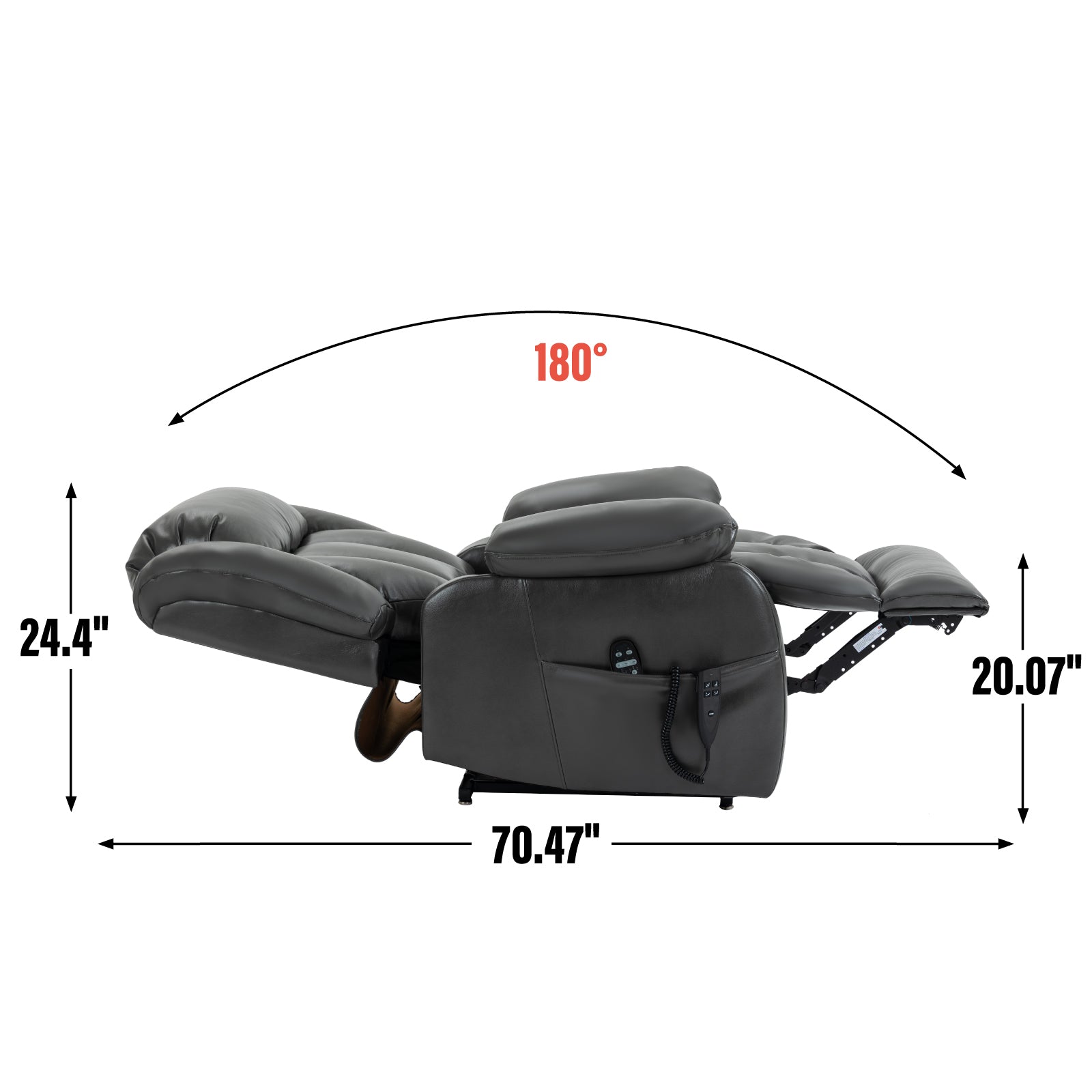 Dual-Motor Power Lift Heat & Massage Recliner detail image 57