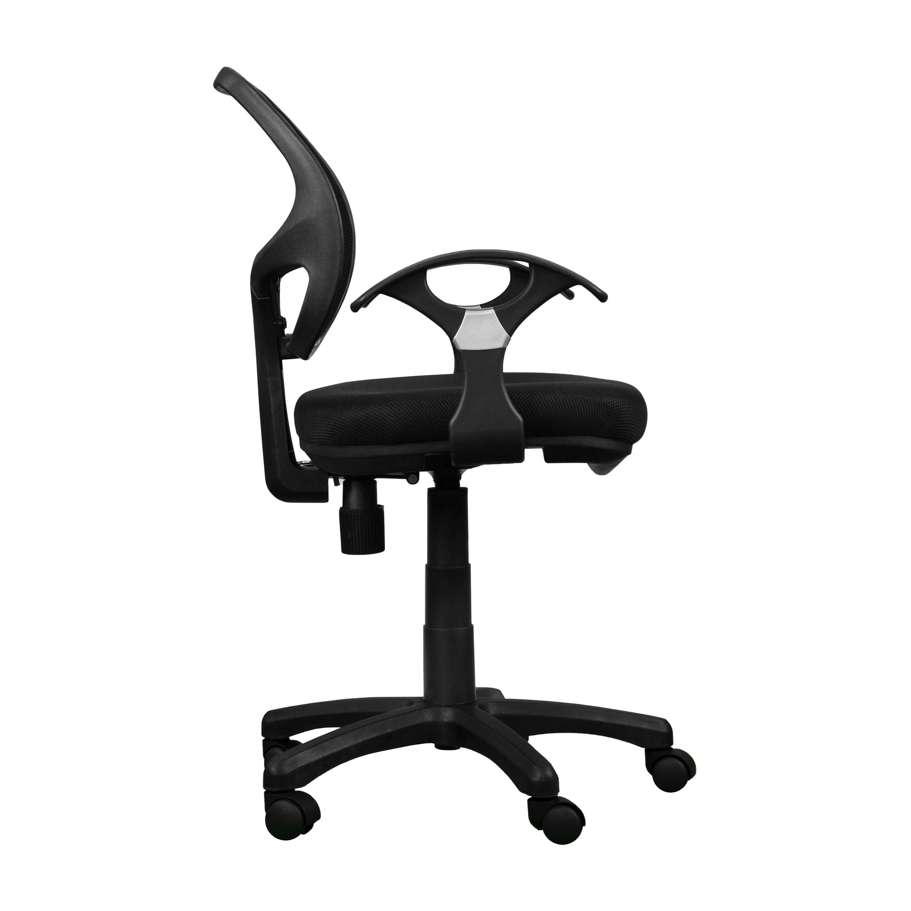 Techni Mobili Mid-Back Mesh Task Chair, Black for home office seating