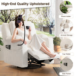 Electric Power Recliner Chair with Heat and Massage, 270° Swivel detail image 7