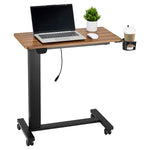 VEVOR Height Adjustable Rolling Overbed Laptop Desk mobile laptop workstation