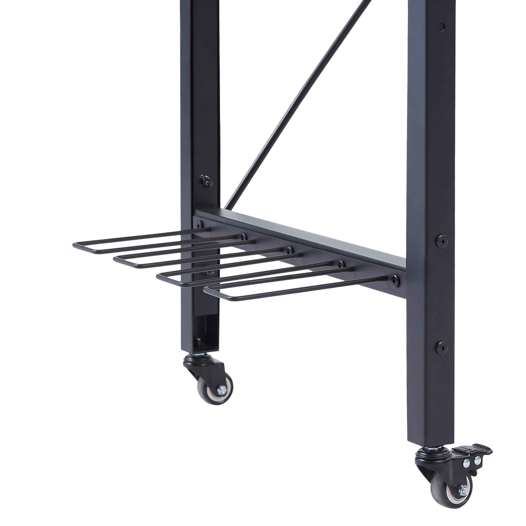 Heavy-Duty Adjustable Workbench with Pegboard & Wheels workshop project bench