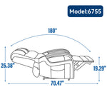 Power Chenille Lift Recliner Chair Dual Motor Infinite Position Up to 350 Pounds detail image 33