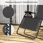 Folding Zero Gravity Lounge Chair with Headrest detail image 14