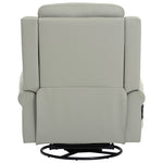 Modern PU Leather Manual Recliner Chair with 270° Swivel, Massage detail image 29