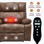 Dual-Motor Power Lift Recliner with Heat & Massage, 350 lb Capacity detail image 93