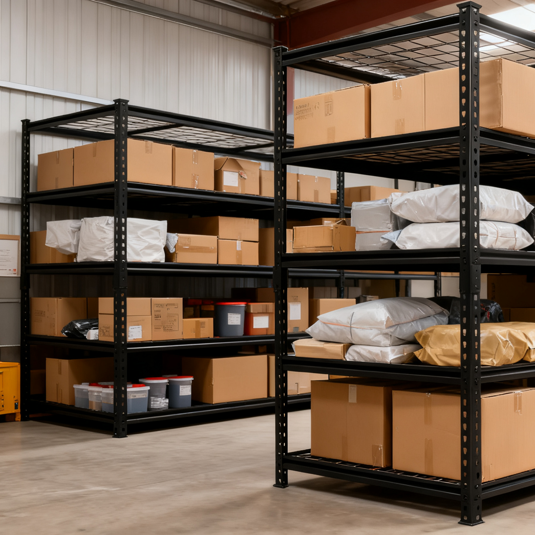 5-Tier Heavy-Duty Adjustable Metal Shelving Unit, 48" W x 24" D x 72" H for workshop, garage, storage, or utility use