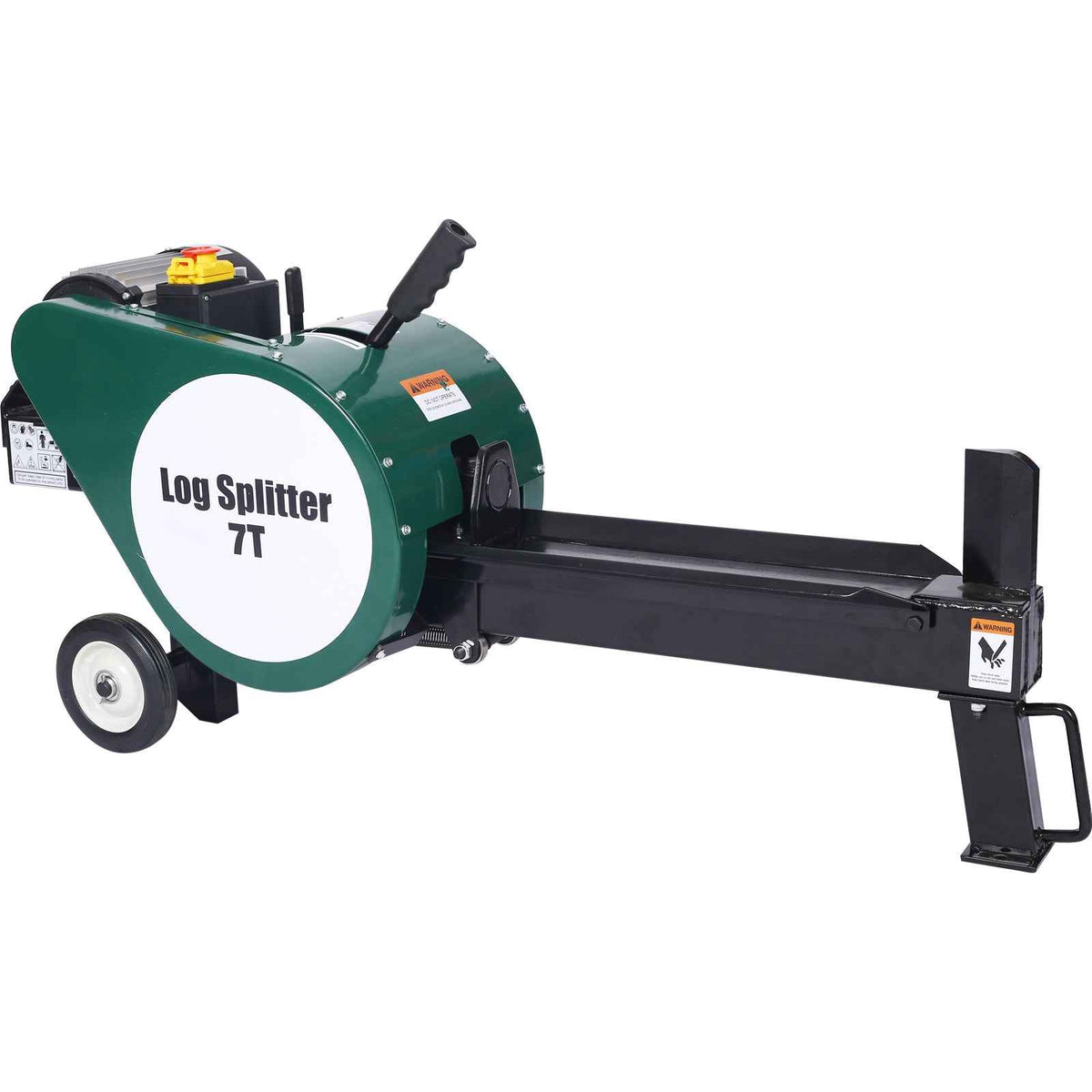 7-Ton Portable Electric Horizontal Log Splitter for workshop, garage, storage, or utility use