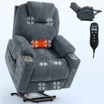 Dual-Motor Leather-Air Power Lift Recliner detail image 56