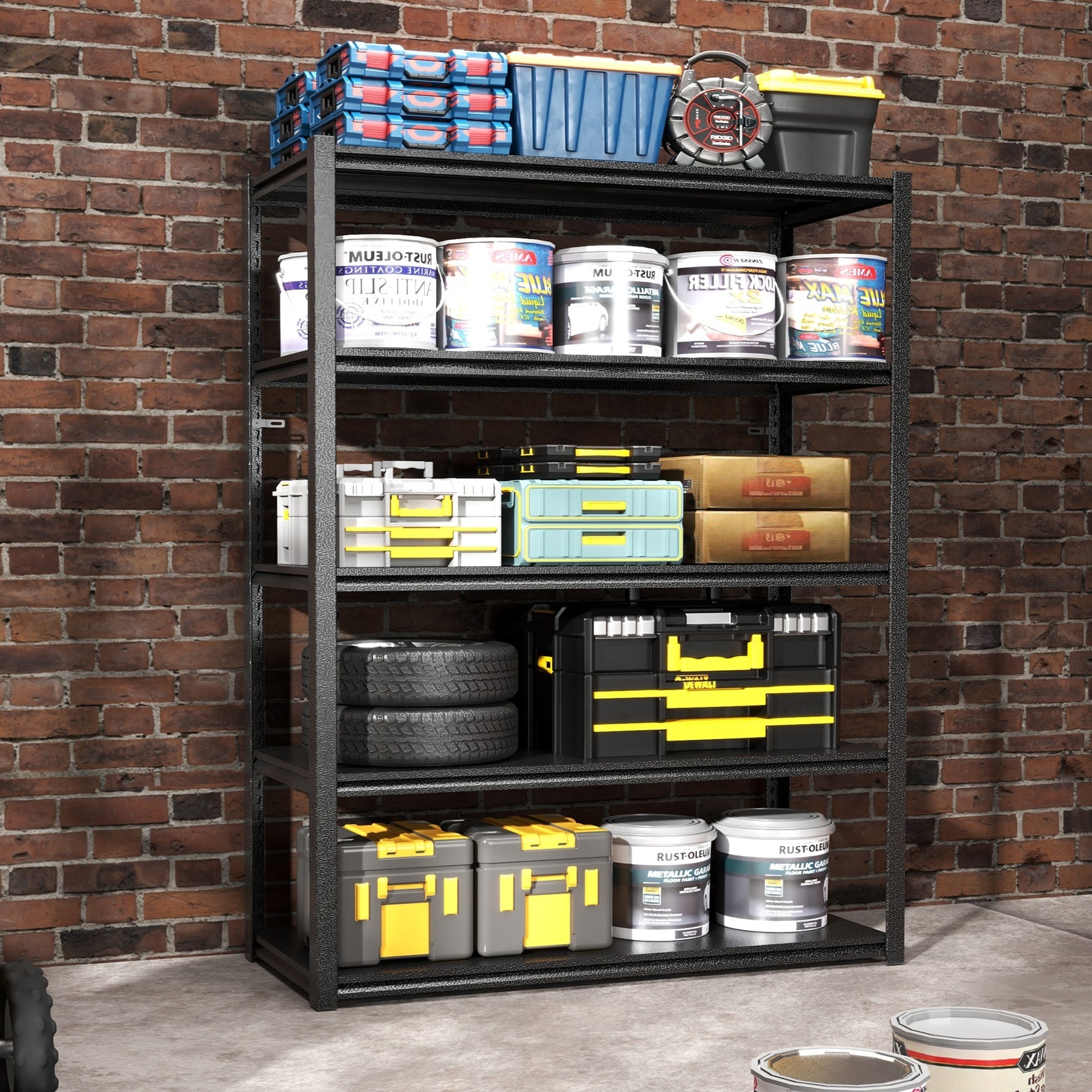 MAKEACE STEEL FURNITURE Storage Shelving for workshop organization and utility