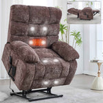 Dual-Motor Lift Recliner with Heat & Massage, 350 lb Capacity detail image 53