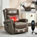 Heat Massage Manual Recliner Chair with Rocker and Swivel for Living Room detail image 109