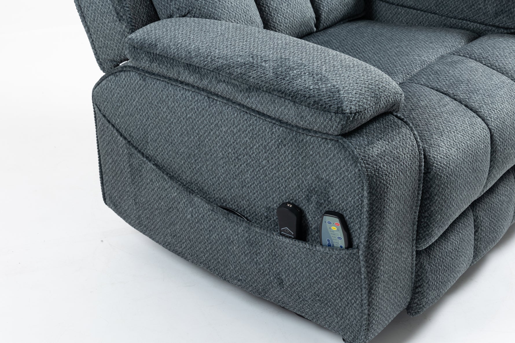 Oversized Lay Flat Recliner with Heat and Massage, Extended Footrest, Cup Holderr detail image 53