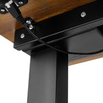 VEVOR Height Adjustable Rolling Overbed Laptop Desk mobile laptop workstation