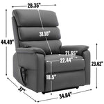 Dual-Motor Power Lift Heat & Massage Recliner detail image 64