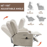 Large Dual-Motor Power Lift Heat & Massage Recliner detail image 80