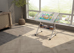 1500-Piece Rolling Jigsaw Puzzle Table with 4 Trays hobby and puzzle table
