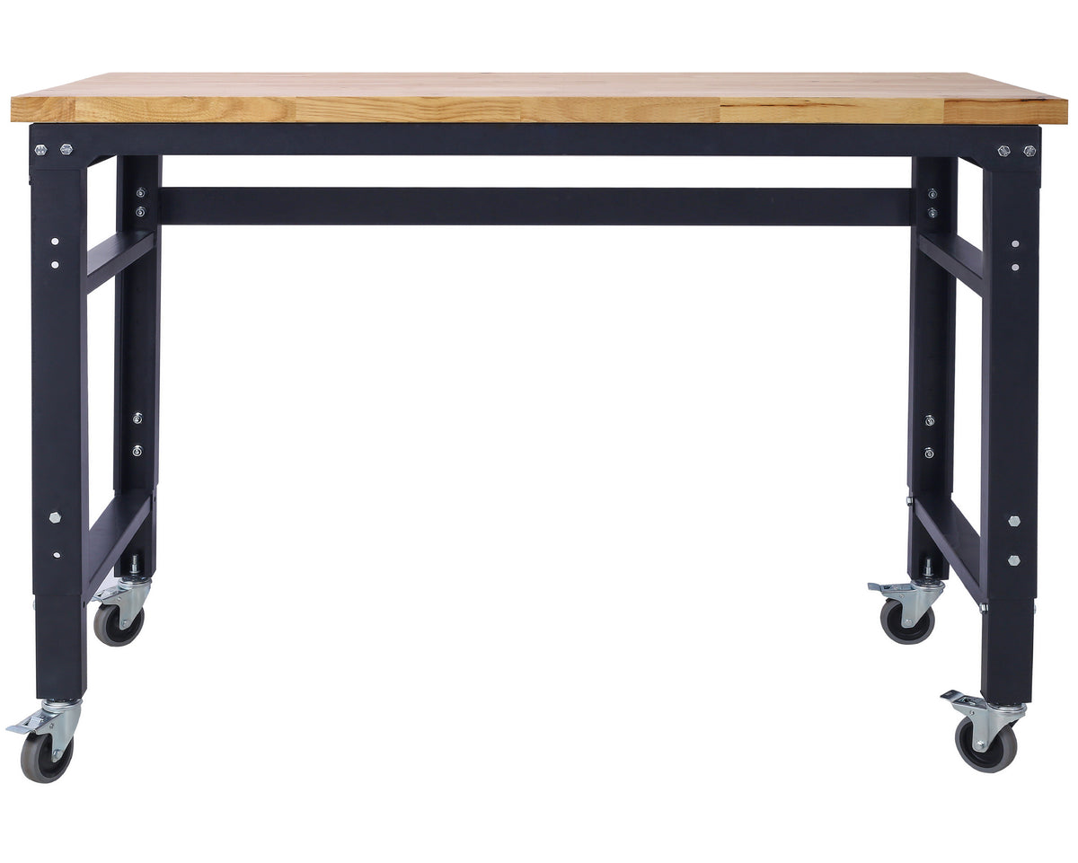 48" Rolling Adjustable Workbench workshop project bench