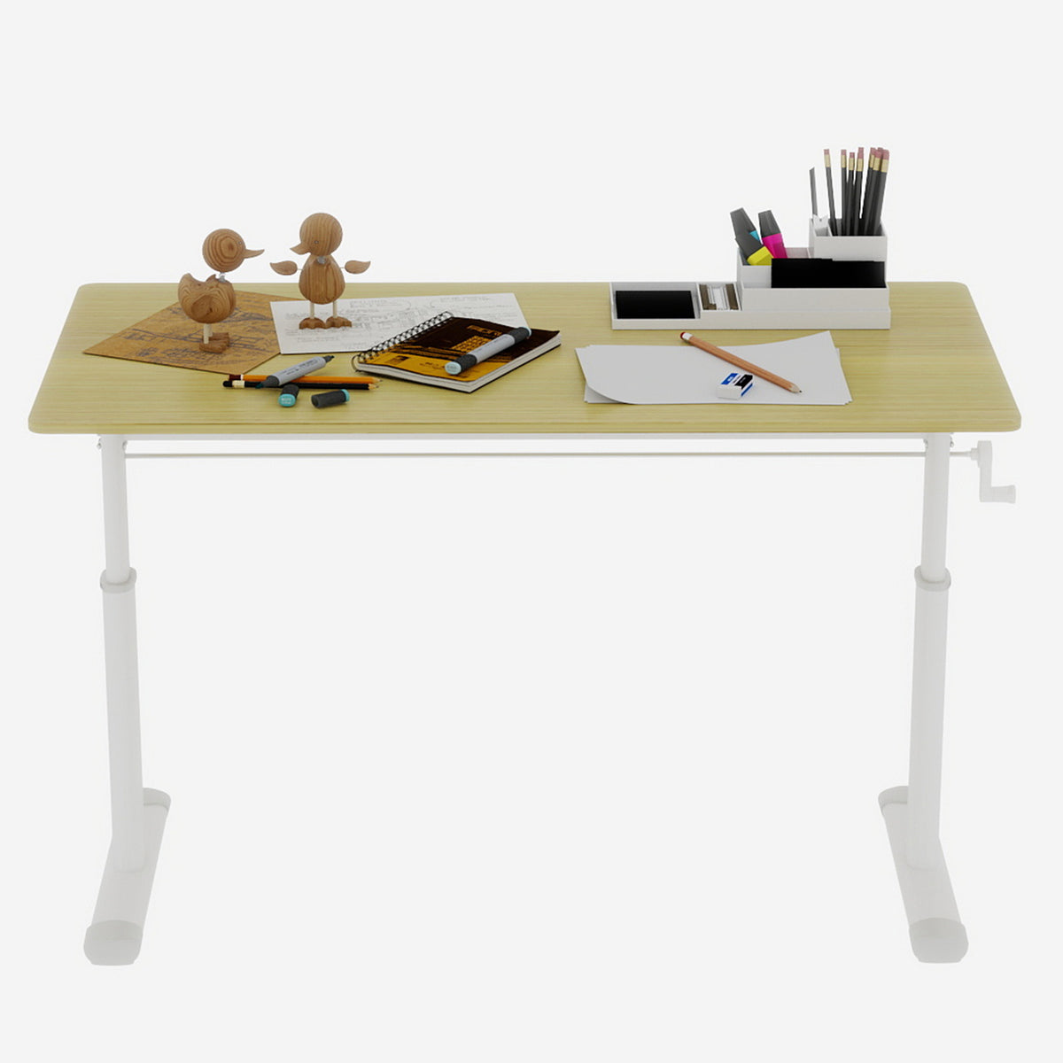 Height Adjustable Study Desk for Home Office workspace desk setup