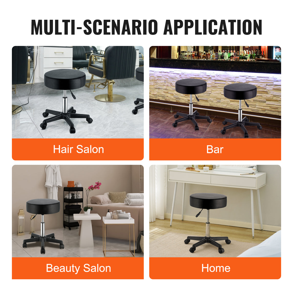 VEVOR Rolling Work Stool with Wheels product image