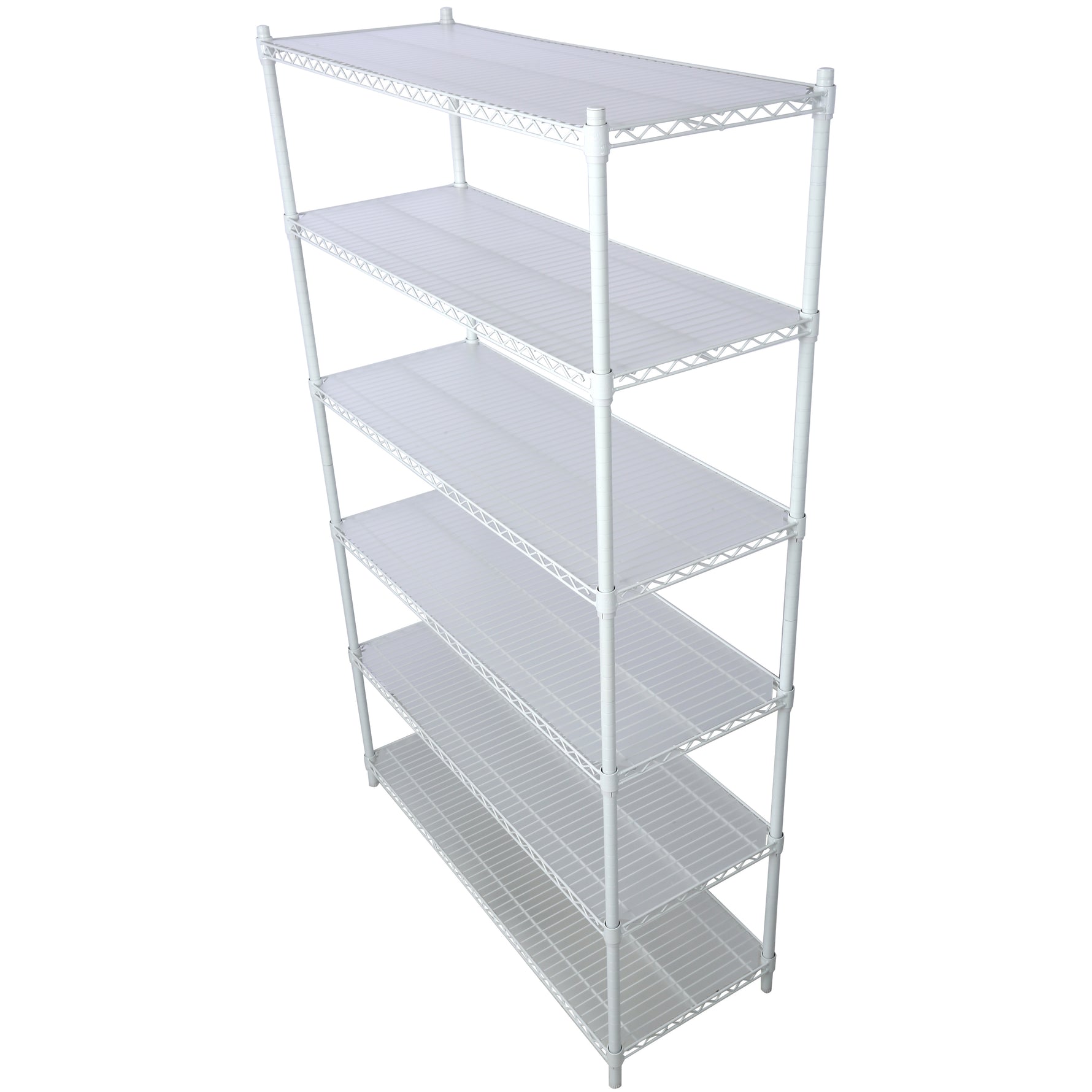 6-Tier NSF Wire Shelving Unit, 6000 lb Capacity for workshop, garage, storage, or utility use