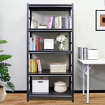 5-Tier Heavy-Duty Adjustable Metal Storage Rack for workshop, garage, storage, or utility use