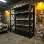 5-Tier Heavy Duty Garage Shelving Unit, Adjustable Metal Storage Rack for workshop, garage, storage, or utility use