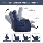 Single Motor Power Lift Recliner Chair with Massage & Heat detail image 77