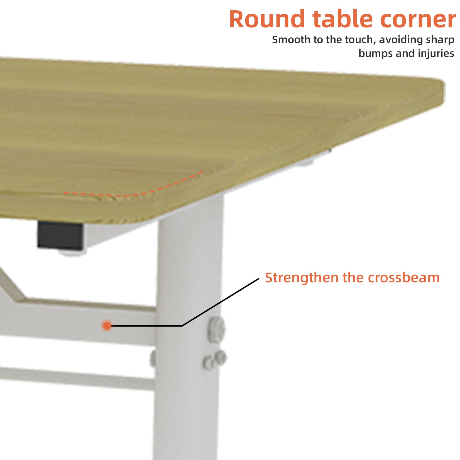 Height Adjustable Study Desk for Home Office workspace desk setup