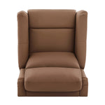 Modern Manual Recliner with 8-Point Massage and Heating, Swivel Rocking detail image 12