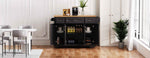 54 in. Rolling Kitchen Island with Drop Leaf & Storage product view 60