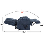 Dual-Motor Heat & Massage Power Lift Recliner, 350 lb Capacity detail image 26